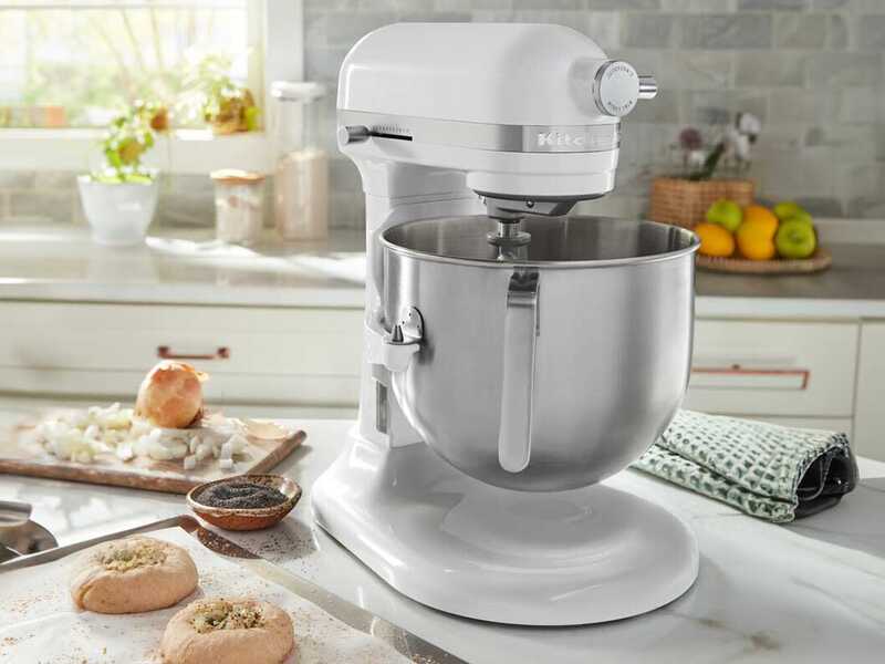 KitchenAid Heavy Duty 5KSM70JPX-EWH Blanc - Batteur m&eacute;langeur plan&eacute;taire