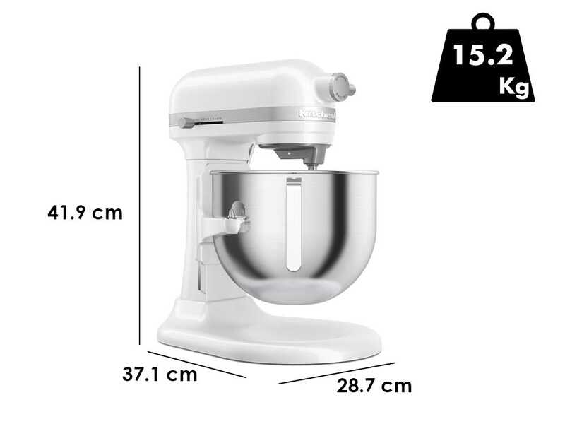 KitchenAid Heavy Duty 5KSM70JPX-EWH Blanc - Batteur m&eacute;langeur plan&eacute;taire