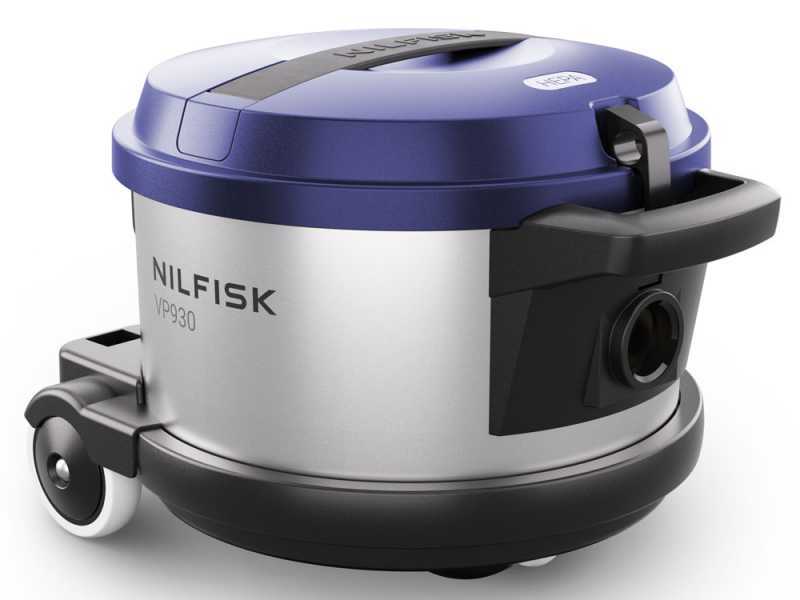 Nilfisk VP 930 Eco Pro Hepa Blu HF EU - Aspirateur ULTRA silencieux - Bidon en acier de 15 L - 760W