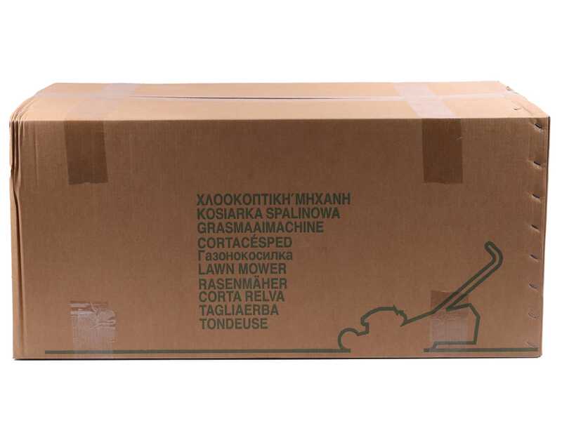 Tondeuse &agrave; gazon thermique tract&eacute;e GRINDER 4x4 SH - Avec moteur Honda GCVx 200  - Coupe 52cm - double lame mulching