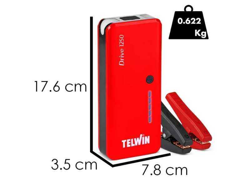 Telwin Drive 1250 - D&eacute;marreur portable multifonction - power bank