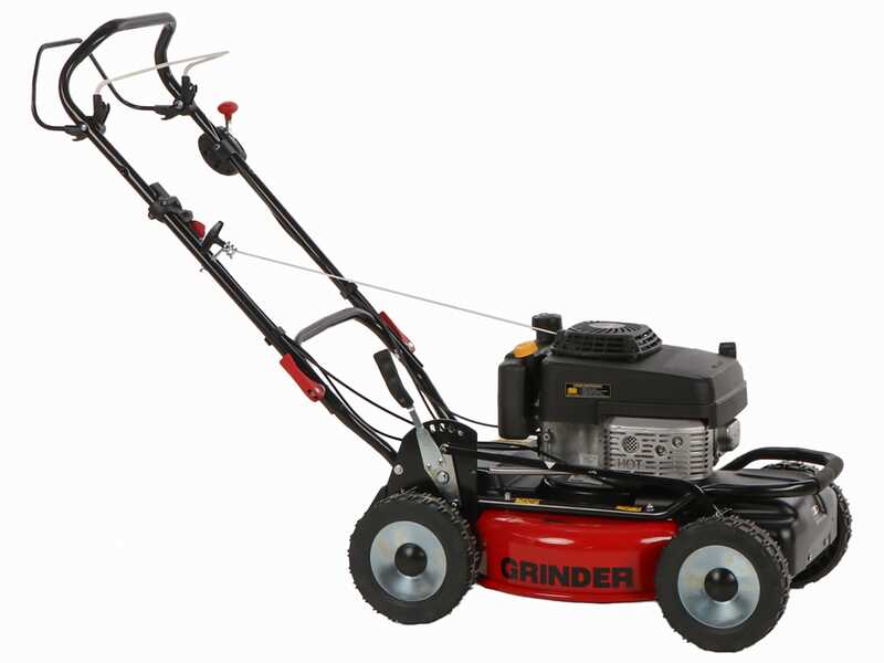 Marina Systems GRINDER 4X4 SKW - Tondeuse &agrave; gazon thermique tract&eacute;e Moteur Kawasaki FJ180V - Coupe de 52 cm