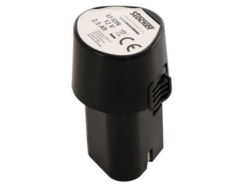 Batterie Li-Ion 12V et 2,5Ah pour Art. 235, 236, 225, 229 - STOCKER