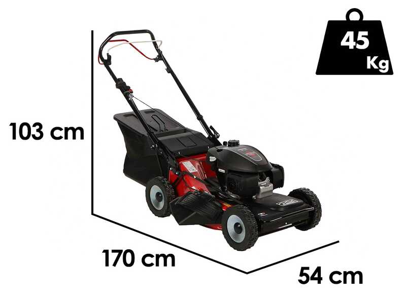 Tondeuse 4x4 professionnelle Marina Systems  4 MAXI 52 SH - 4 en 1 - moteur Honda GCVx 200