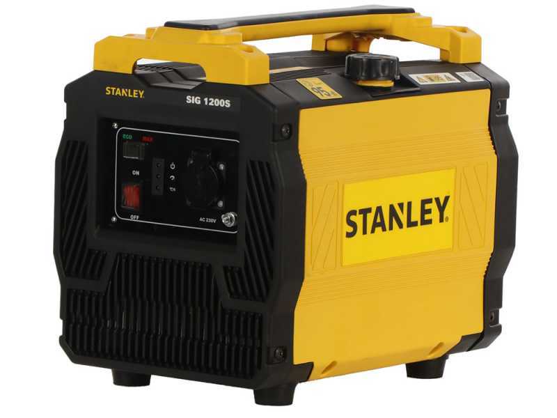 Groupe &eacute;lectrog&egrave;ne &agrave; inverter 1,02 kW monophas&eacute; Stanley SIG 1200S