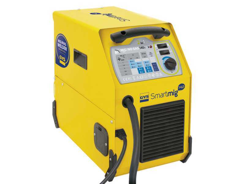 GYS SMARTMIG 142 - Poste &agrave; souder traditionel &agrave; transformateur (MIG/MAG: GAZ, NO GAZ) - &agrave; courant continu (DC)