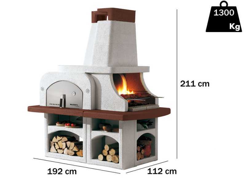 Palazzetti Parenzo - Barbecue en ma&ccedil;onnerie avec four