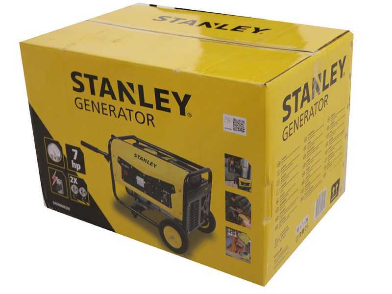 Stanley SIG 3100B - Groupe &eacute;lectrog&egrave;ne &agrave; essence - AVR 2,9 kW - Courant continu 2,6 kW monophas&eacute;