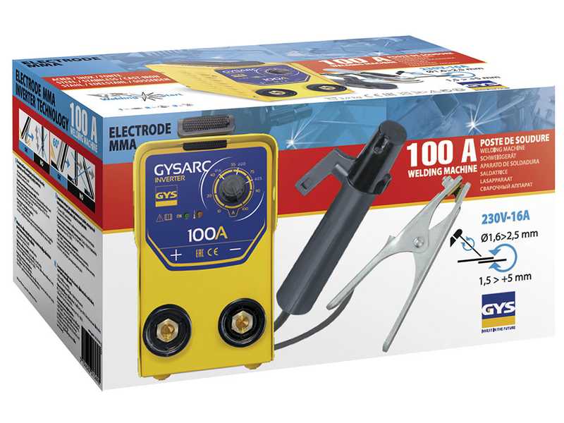 GYS GYSARC 100 - Poste &agrave; souder Inverter (MMA) - &agrave; courant continu (DC)