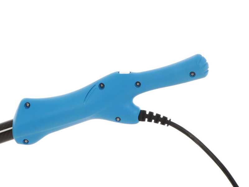 Lisam Oliwatt 3 - Peigne vibreur &eacute;lectrique 235/330 cm &agrave; batterie - Avec dents en nylon - Perche t&eacute;lescopique en aluminium