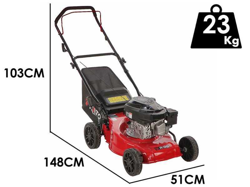 Rato Multipower RMP41Q-V125 - Tondeuse &agrave; gazon thermique - Moteur Rato de 127 cm&sup3;