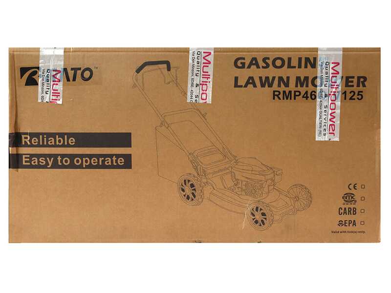 Rato Multipower RMP46Q - V125 - Tondeuse thermique - Moteur Rato de 127 cm3