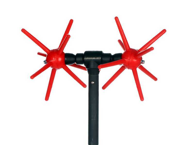 Ripartrak Agrotechnic X.16 Mark II - Peigne vibreur &eacute;lectrique - Mouvement rotatif et vibrant - Perche en carbone 200 cm