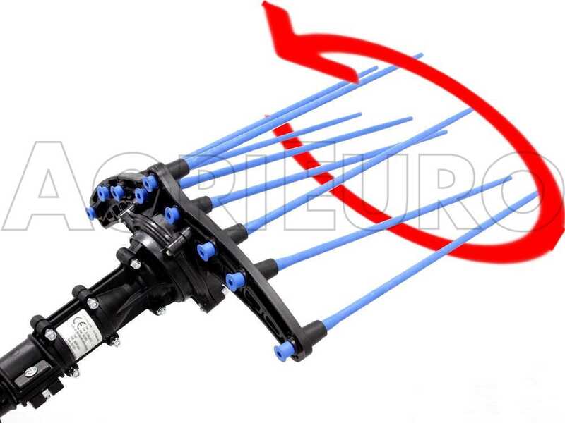 Campagnola HERCULES 58V - Perche en carbone - 290 cm - Peigne vibreur &eacute;lectrique &agrave; batterie