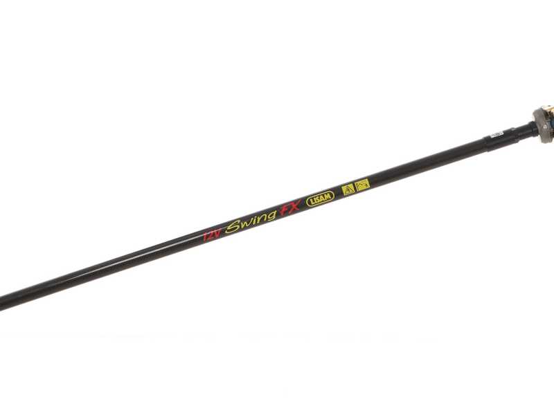 Lisam Swing - Peigne vibreur &eacute;lectrique &agrave; batterie - Perche fixe - 240 cm - Batterie 12V 56Ah