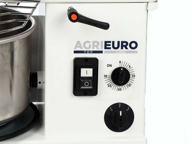 P&eacute;trin &agrave; spirale relevable Mixer 2000 H2O Deluxe - De 16 Kg triphas&eacute; 2 vitesses &agrave; haut niveau d'hydratation