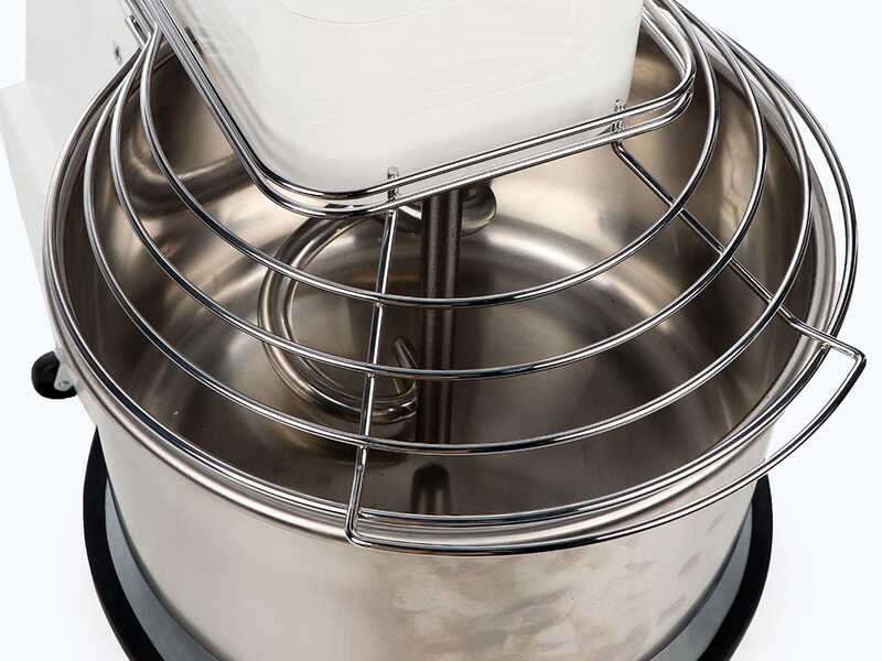 P&eacute;trin &agrave; spirale relevable Mixer 2000 H2O Deluxe - De 16 Kg triphas&eacute; 2 vitesses &agrave; haut niveau d'hydratation