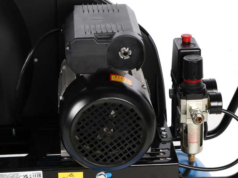 ABAC EXP A39B 90 CM&sup3; - Compresseur d'air &eacute;lectrique monophas&eacute; &agrave; courroie - Moteur 3 CV - 90 L