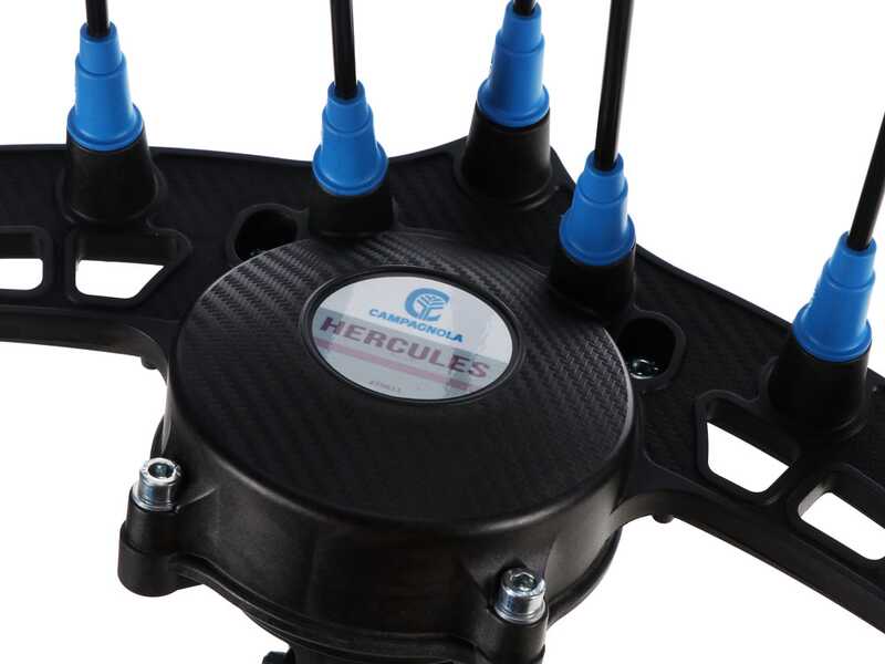 Campagnola Hercules 6 ECO Plug-in - Perche en aluminium - 235 - 325 cm - Peigne vibreur &eacute;lectrique &agrave; batterie - 21V 5Ah