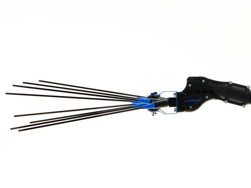 Campagnola Icarus V1 ECO Plug-in - Perche en carbone - 290 cm - Peigne vibreur &eacute;lectrique &agrave; batterie