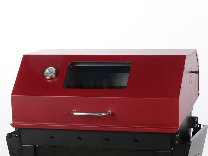 Mille Eliseo Small - Barbecue &agrave; charbon en fer artisanal - 47,5x37&nbsp;cm