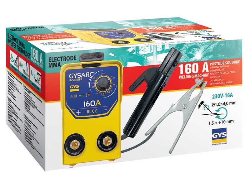 GYS GYSARC 160 - Poste &agrave; souder Inverter (MMA) - &agrave; courant continu (DC)