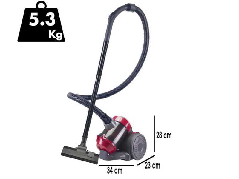Beper P202ASP200 - Aspirateur tra&icirc;neau cyclonique - 800 W