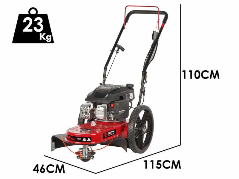 Rato Multipower RCV2.8-22Q-A -- D&eacute;broussailleuse sur roues &agrave; essence - 4 temps &agrave; pouss&eacute;e manuelle