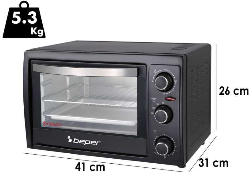 Beper 90883 - Four elettrico - 1300 W