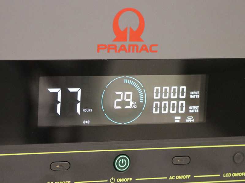 Pramac PWB 1200 - Batterie PowerStation Portable - 1200W - 1075 Wh/25.6V