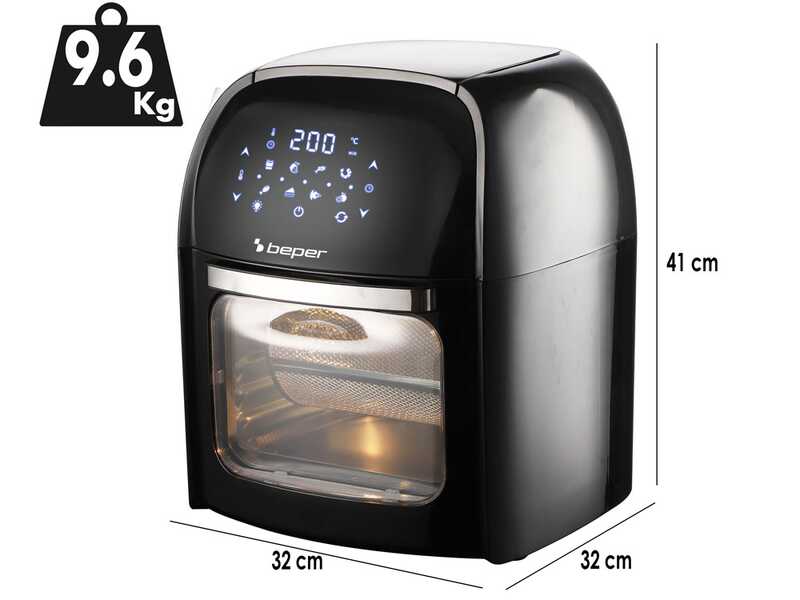 Beper P101FRI012 - Four &eacute;lectrique - Friteuse sans huile num&eacute;rique 12L