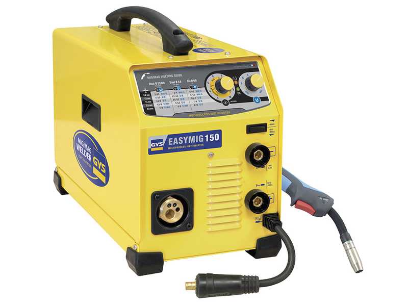 GYS Easymig 150 - Poste &agrave; souder Inverter (MIG/MAG : GAZ, SANS GAZ et MMA) - &agrave; courant continu (DC)