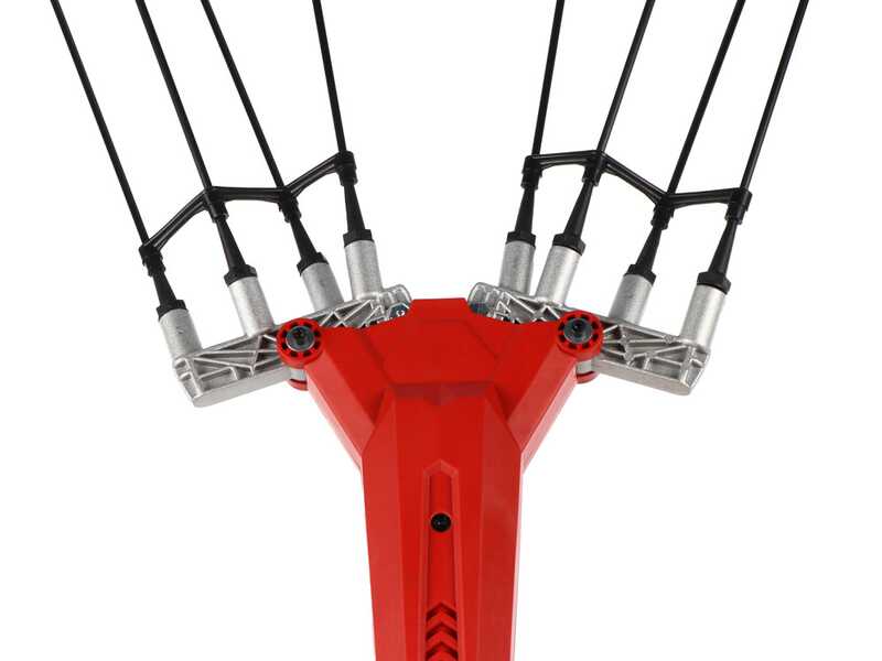 GeoTech Picker 550 TURBO - Peigne vibreur &eacute;lectrique 230/310 cm &agrave; batterie de type automobile avec c&acirc;ble inclus - Perche T&eacute;lescopique