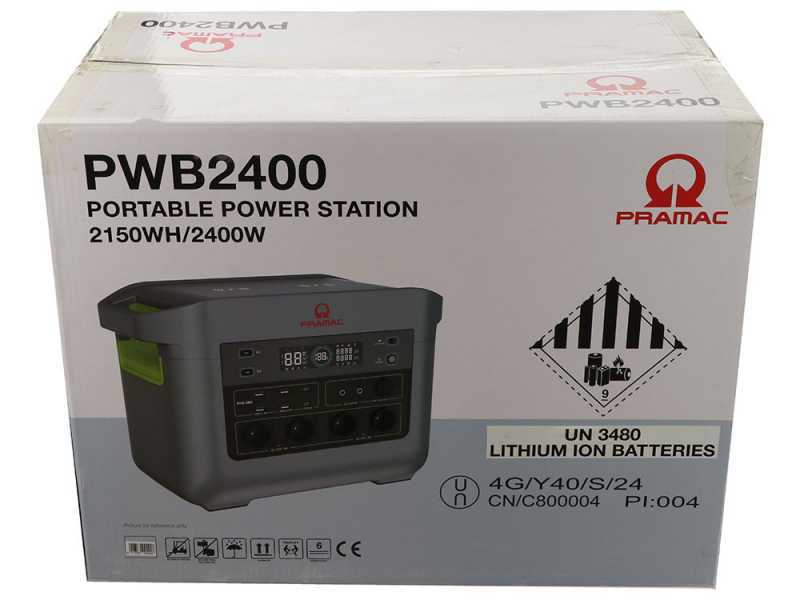 Pramac PWB 2400 - Batterie PowerStation portable - 2400W - 2150 Wh/51.2V