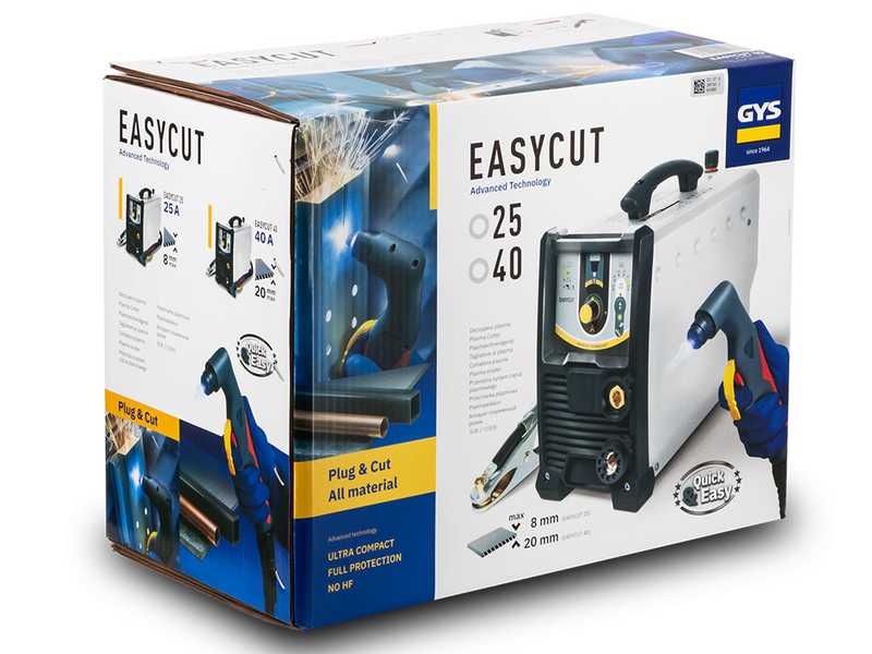 Gys Easycut 40 - D&eacute;coupeur plasma &agrave; inverter