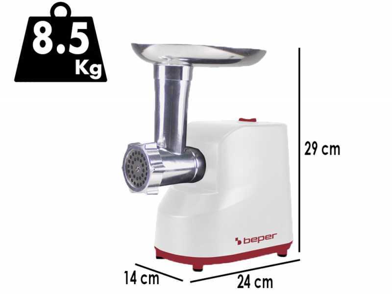 Beper P102ROB200 - Hachoir &agrave; viandes &eacute;lectrique multifonction - Presse-tomates