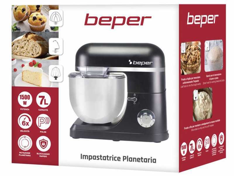 Beper P102SBA550 - Batteur m&eacute;langeur plan&eacute;taire - 7 litres