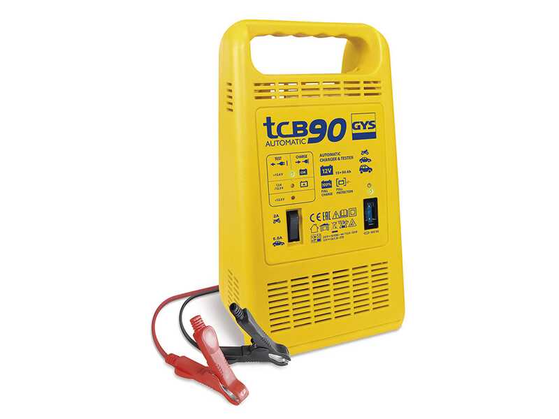 GYS TCB 90 - Chargeur automatique - Batteries 12 V de 15 &agrave; 90 Ah