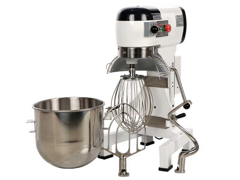Prismafood iLine MZPL020 - Batteur m&eacute;langeur plan&eacute;taire - Cuve en inox 20 litres