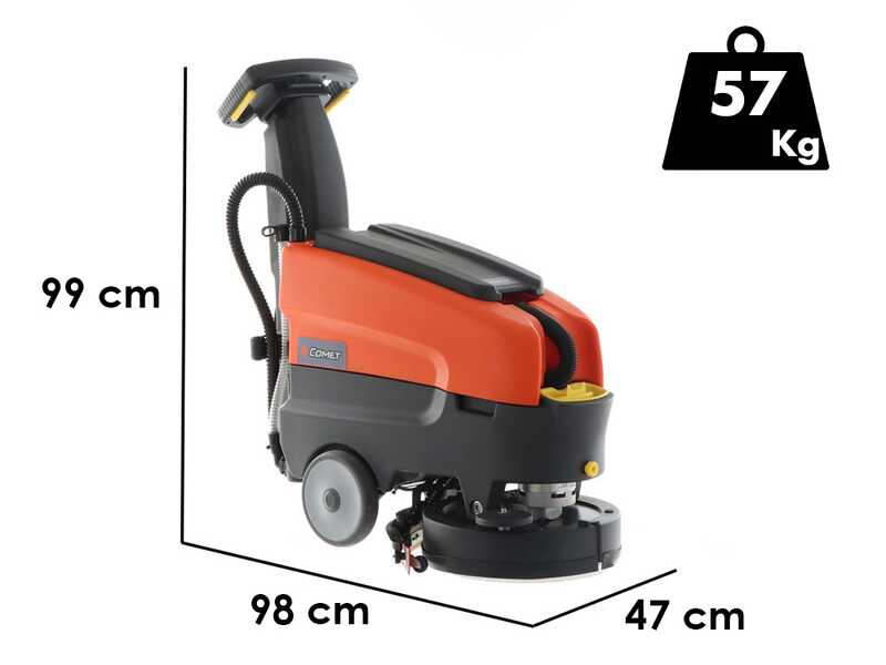 Comet PSW 15 E - Autolaveuse professionnelle &eacute;lectrique - 230 V