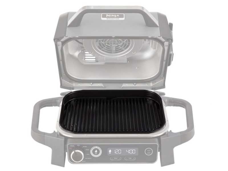 Ninja Woodfire OG701EU - Barbecue &eacute;lectrique avec fumoir et friteuse &agrave; air