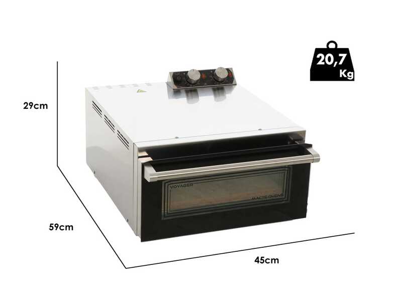 Macte Ovens Voyager TWIN - Four &eacute;lectrique &agrave; pizza - 2975 W