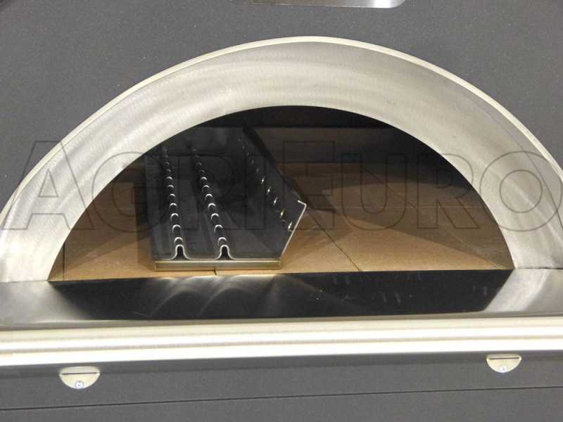 AgriEuro Cibus Red - Four &agrave; bois pour pizza d'ext&eacute;rieur 100x80 Cibus Red - 5 pizzas