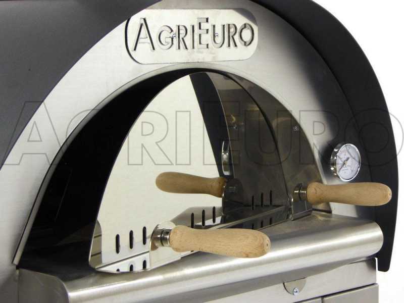 Cibus INOX - Four &agrave; bois d'ext&eacute;rieur pour pizza - Capacit&eacute; de cuisson : 2 pizzas