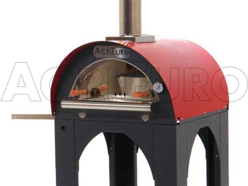 Cibus Red four &agrave; bois d'ext&eacute;rieur pour pizza - 2 pizzas