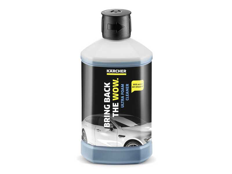 D&eacute;tergent moussant pour voitures et moto 3 en 1 - pour nettoyeurs haute pression K&auml;rcher