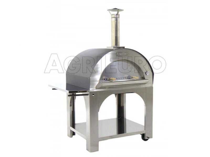 Cibus Inox - Four &agrave; bois &agrave; pizza d'ext&eacute;rieur - 5 pizzas