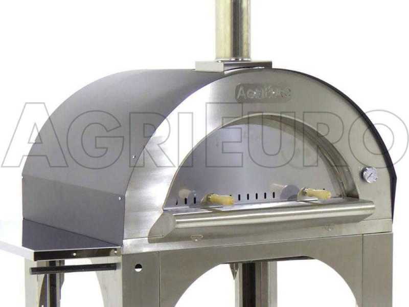 Cibus Inox - Four &agrave; bois &agrave; pizza d'ext&eacute;rieur - 5 pizzas