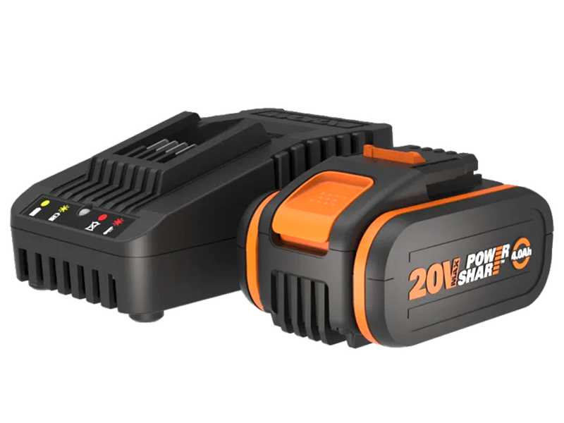 Worx WA3604 - Starter Kit batterie 20V/4Ah + Chargeur rapide