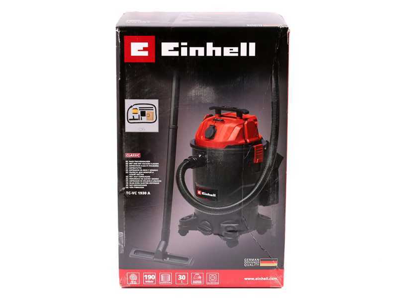 Einhell TC-VC 1930 A - Aspirateur liquides et poussi&egrave;re - Cuve 30L - 1500W